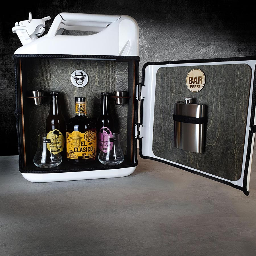 Kanister-Bar für Männer, Benzinkanister Minibar